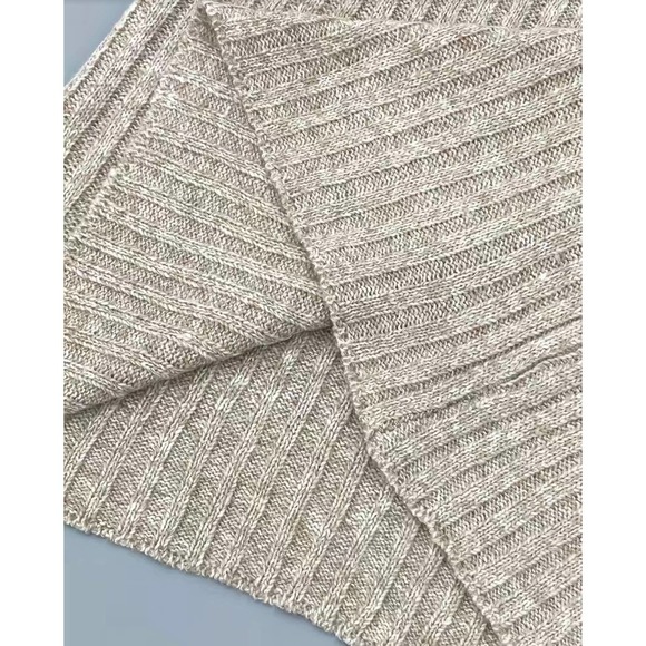 Khaki Ribbed Knit Bodycon Mini Dress Medium - Picture 5 of 5